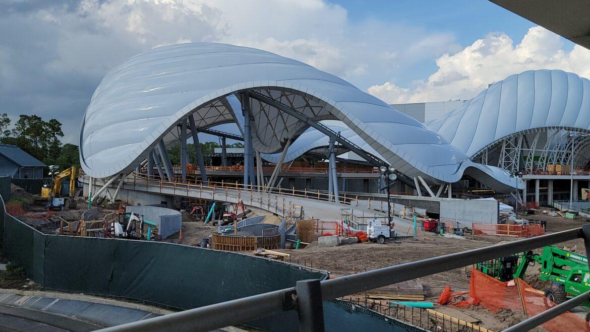Tron Lightcycle Run Construction Update from Peoplemover