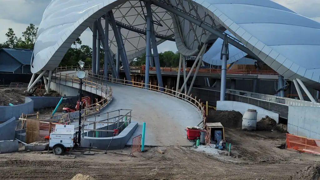 Tron Lightcycle Run Construction Update from Peoplemover