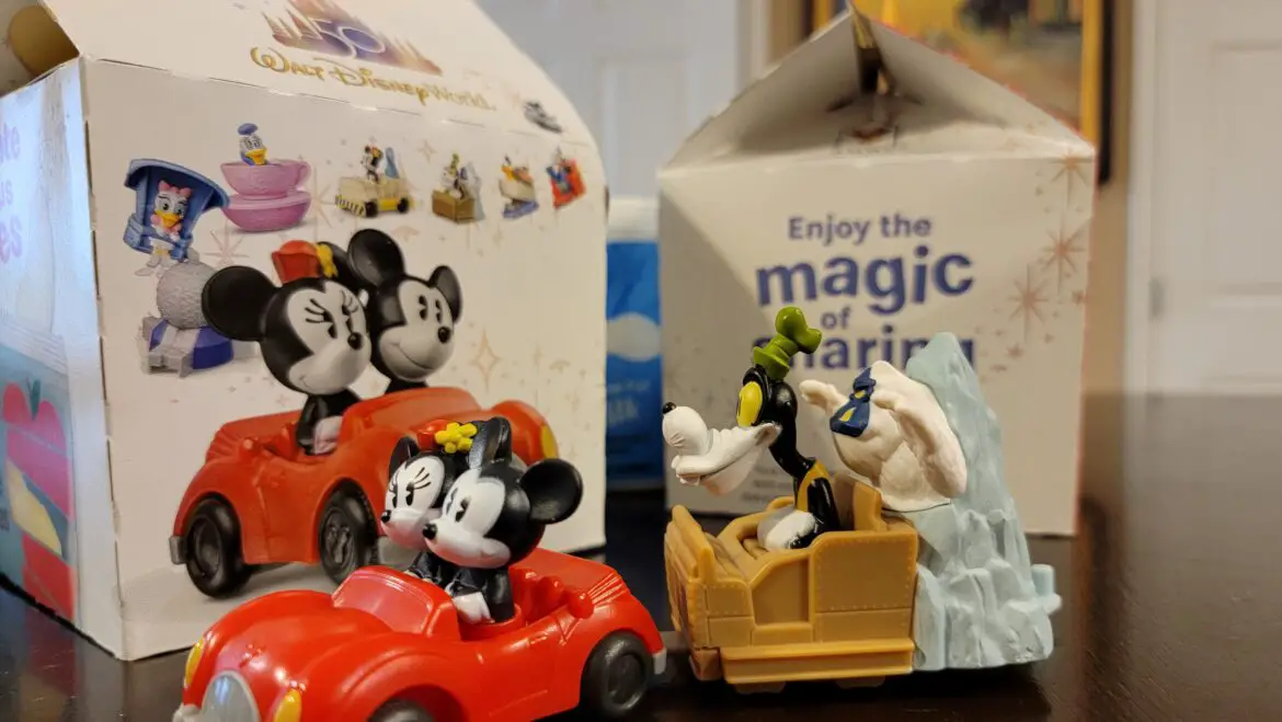 McDonald’s Re-Releasing Runaway Railway Happy Meal Toys as Disney World 50th