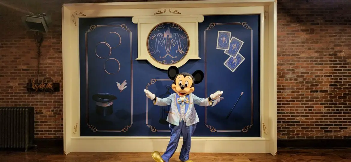 Automated Camera & New Mickey 50th Anniversary Backdrop comes to the Magic Kingdom