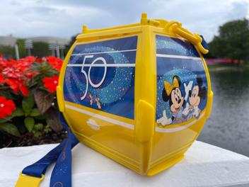 New 50th Anniversary Disney Skyliner Popcorn Bucket Soars Into EPCOT - WDW  News Today