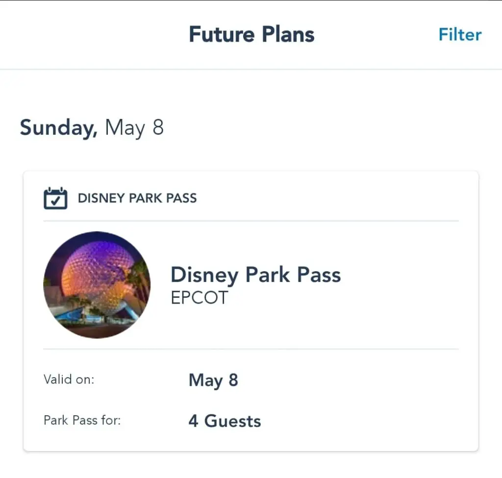 AP Park Pass Reservations are being loaded to MDE for Guardians of the Galaxy Cosmic Rewind