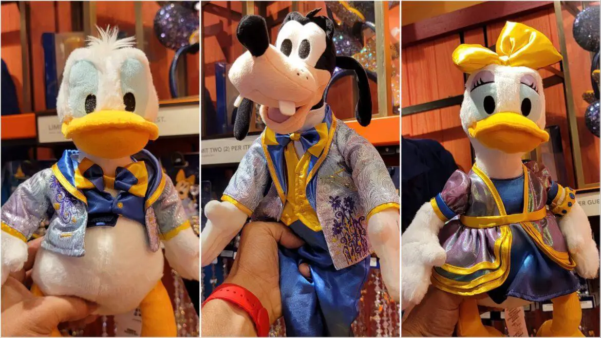New Donald, Daisy And Goofy 50th Anniversary Plush Toys!