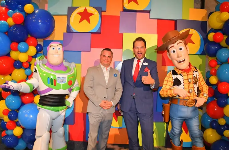 Disney’s Paradise Pier Hotel Cast Members Surprised with Pixar Announcement Party