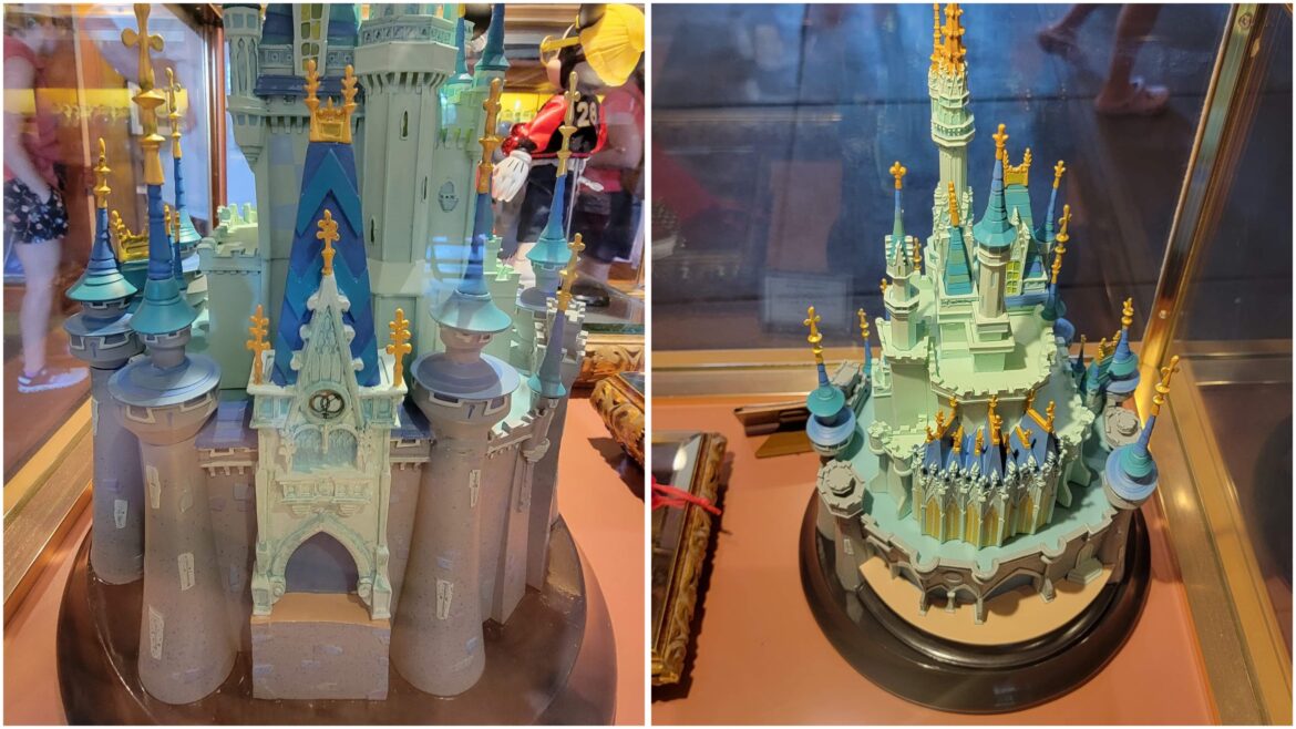 New Cinderella Castle Statue By Kevin And Jody Spotted At Magic Kingdom!