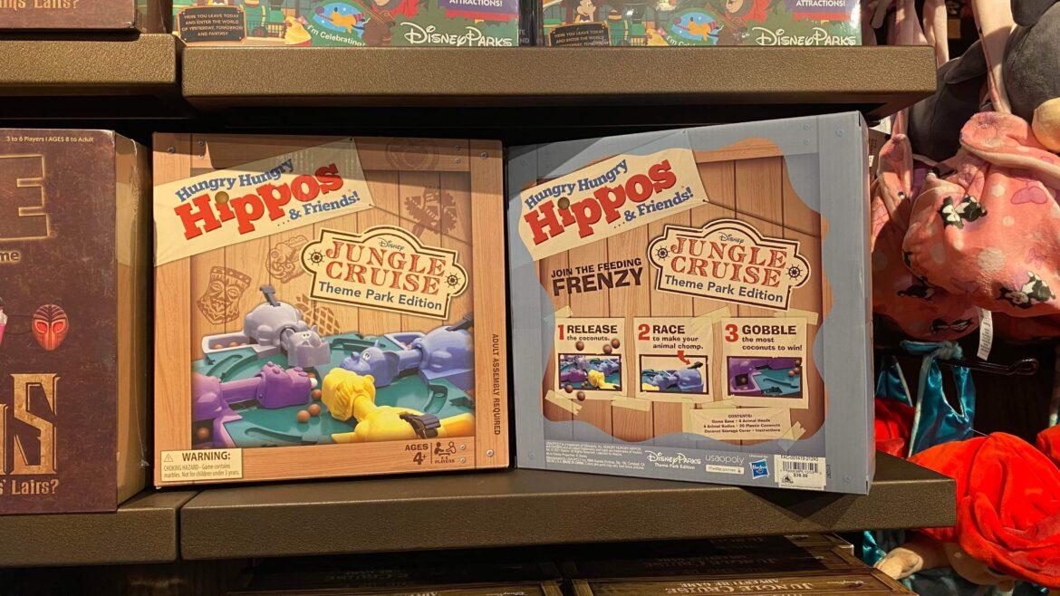 Get Ready For A Fun Adventure With This Hungry Hungry Hippos Jungle Cruise Edition Game!