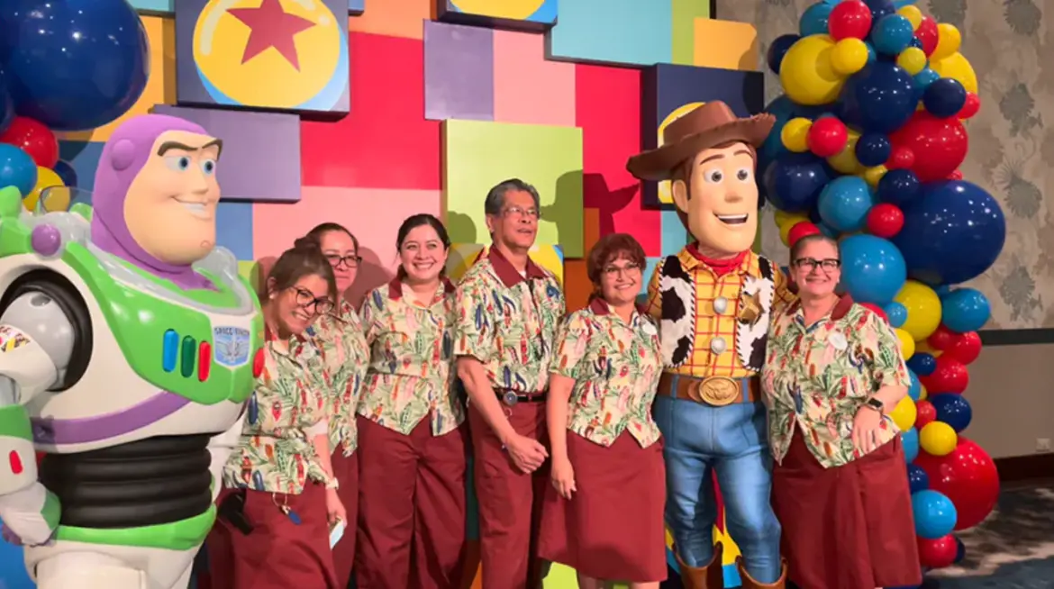 Disney’s Paradise Pier Hotel Cast Members Surprised with Pixar Announcement Party