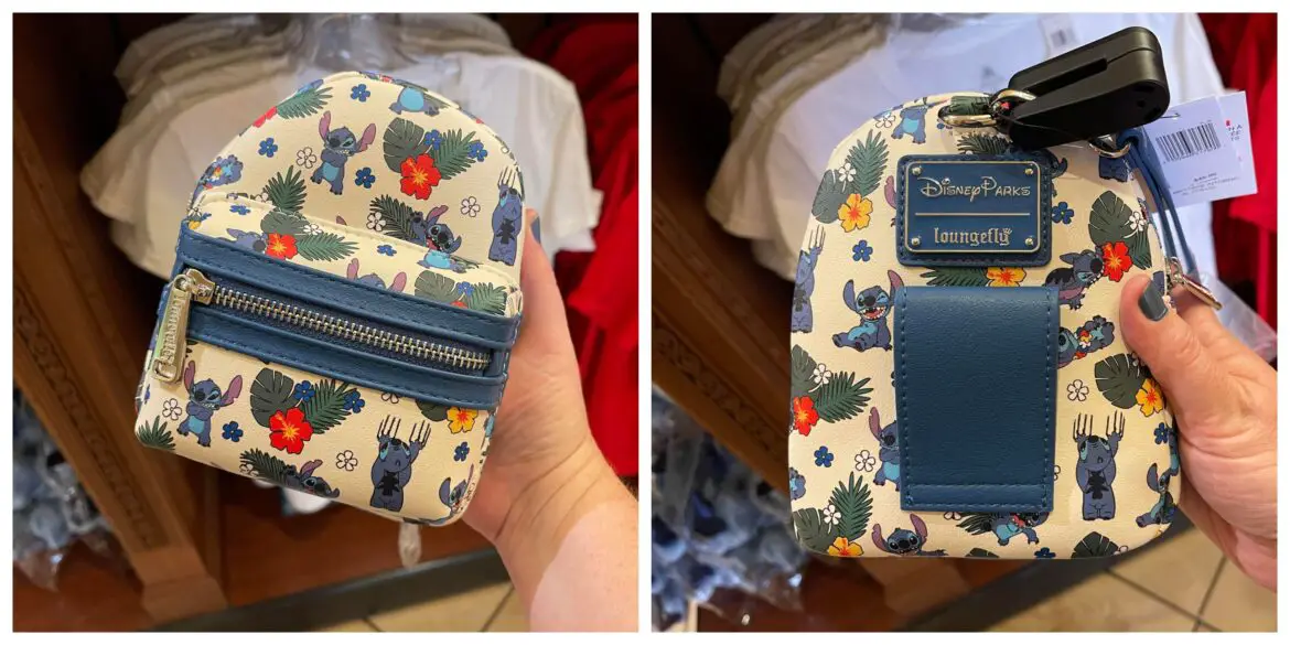 New Stitch Loungefly Wallet and Wristlet is now available at Magic Kingdom