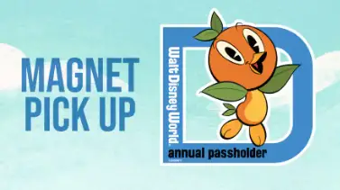 Annual Passholder Magnet Featuring Orange Bird Available July 5th at Disney Springs