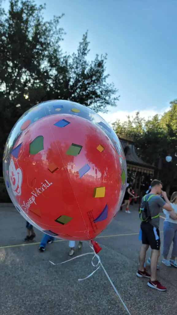 New Confetti Balloons spotted in the Magic Kingdom | Chip and Company