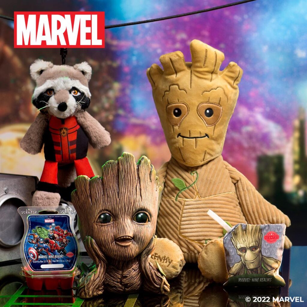 New Groot Scentsy Warmer Joins the Epic Marvel Collection