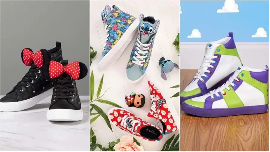 New Disney Shoes Featuring Buzz Lightyear, Lilo & Stitch And Minnie Mouse At FUN!