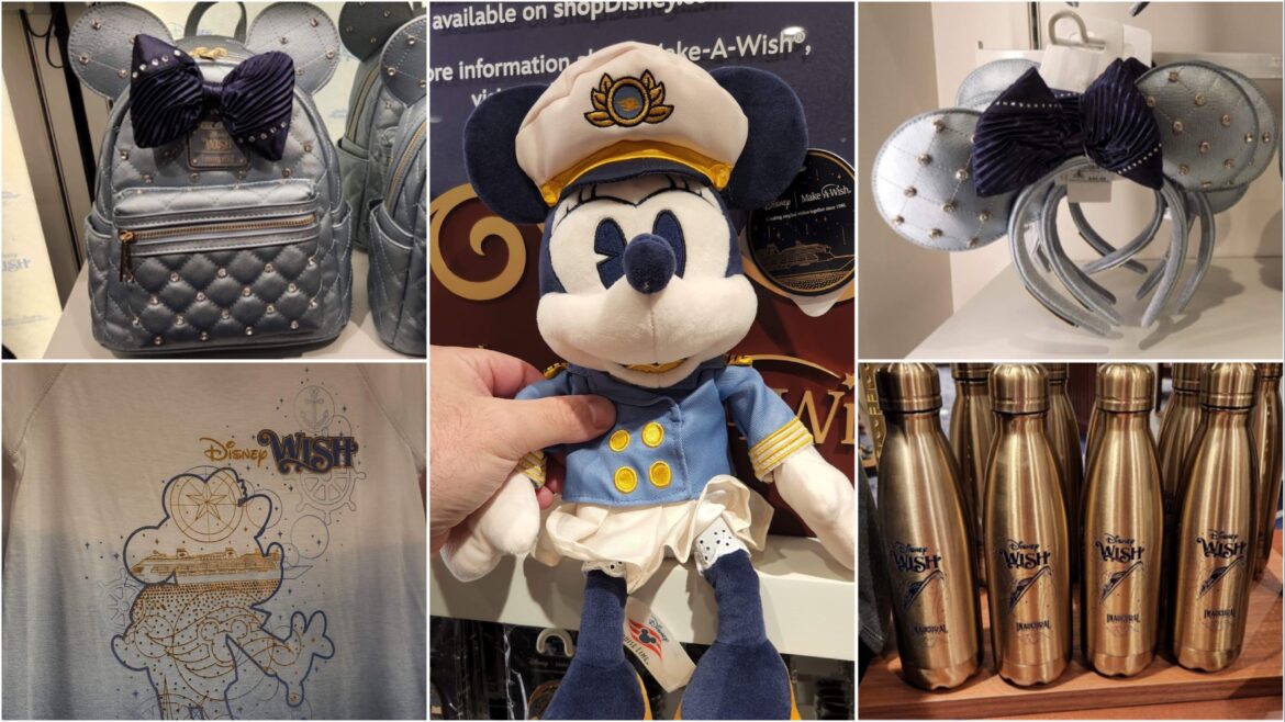 First Look Of The New Disney Wish Inaugural Merch!