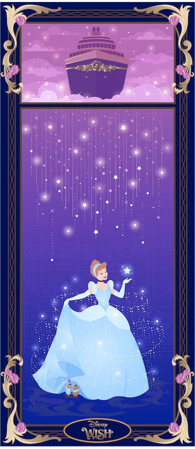 New Cinderella-Inspired Merchandise Designed by Ashley Taylor Coming to the Disney Wish