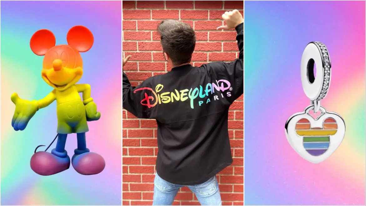 First Products Of The Disney Pride Collection Debut At Disneyland Paris!