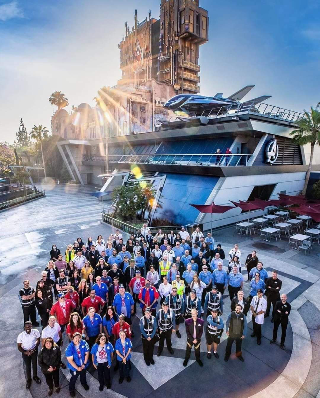 Disney Cast Members Celebrate the 1 year Anniversary of Avengers Campus