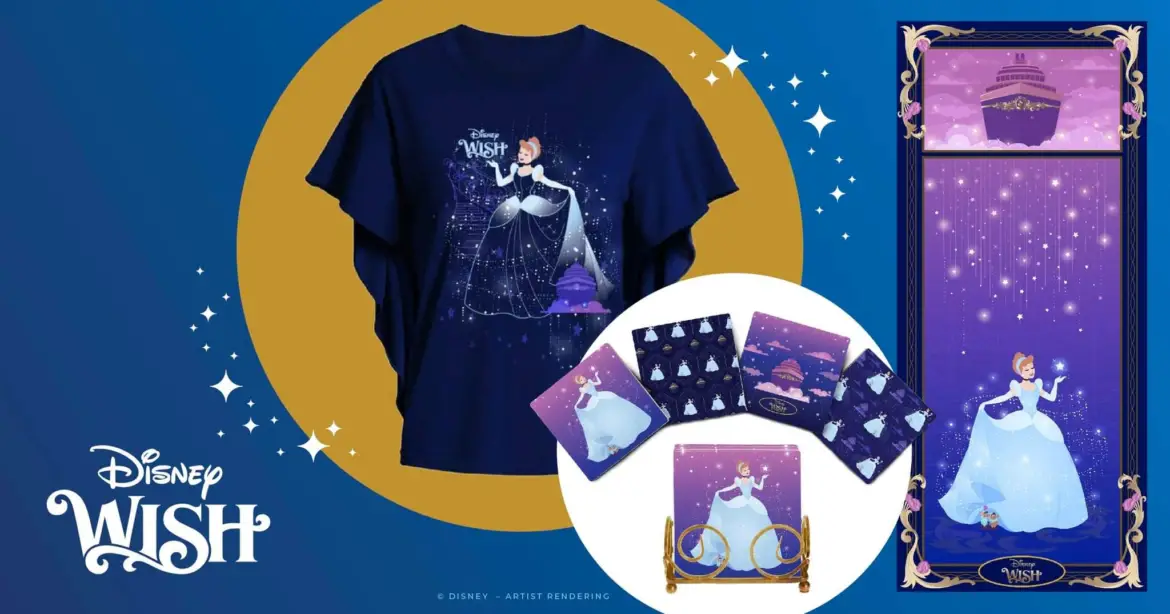 New Cinderella-Inspired Merchandise Designed by Ashley Taylor Coming to the Disney Wish