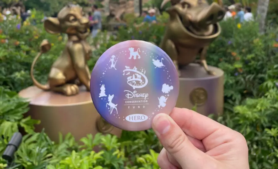 EARidescent Disney Conservation Hero Button to Be Given Out at Disney’s Animal Kingdom for a Limited Time