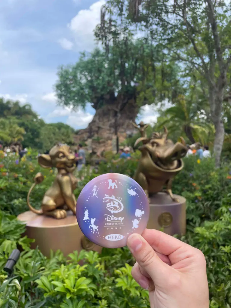 EARidescent Disney Conservation Hero Button to Be Given Out at Disney's Animal Kingdom for a Limited Time