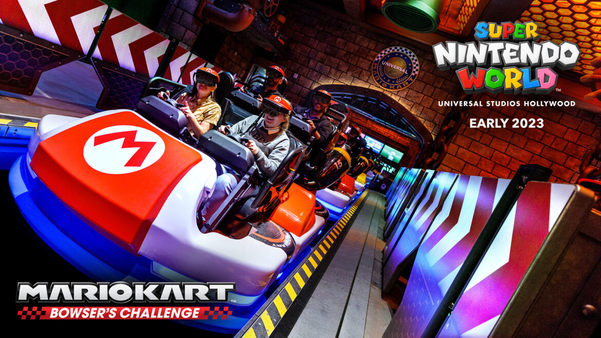 Mario Kart: Bowser’s Challenge at Universal Studios Hollywood Opening in Early 2023