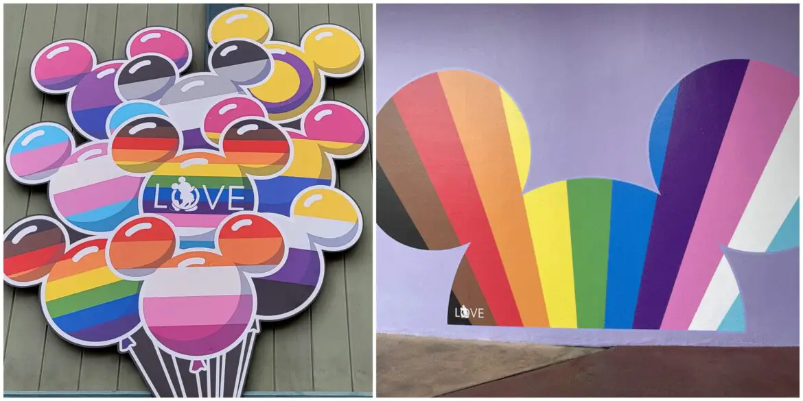 Two new Pride Wall Photo Ops at Walt Disney World