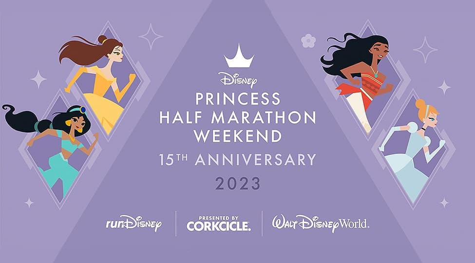 Individual Race Themes revealed for the 2023 Disney Princess Half Marathon Weekend