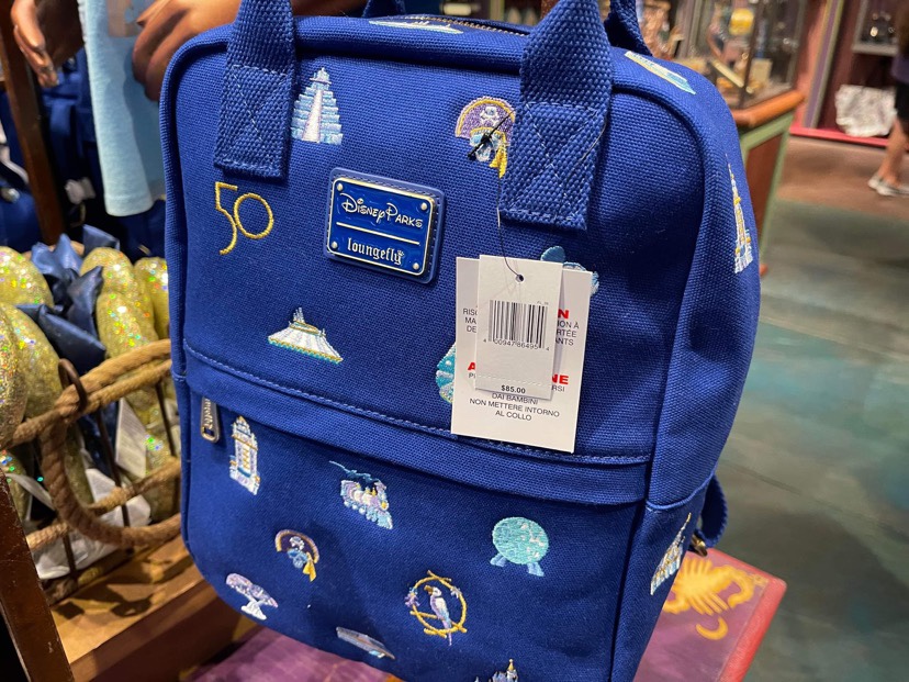 New 50th Anniversary Loungefly Canvas Backpack Is Now Available At Walt Disney World!