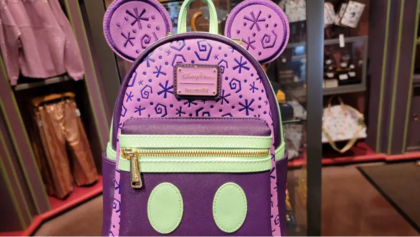 Mickey The Main Attraction Mad Tea Party Loungefly Backpack Spotted At Animal Kingdom!