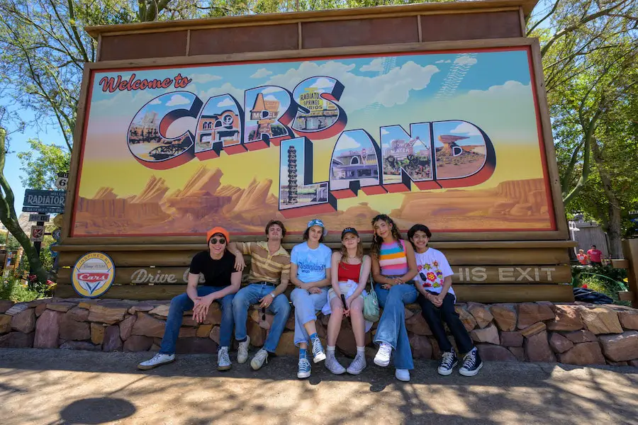 See the Cast of Hulu's ' Love, Victor' During Their Visit to Disneyland Resort