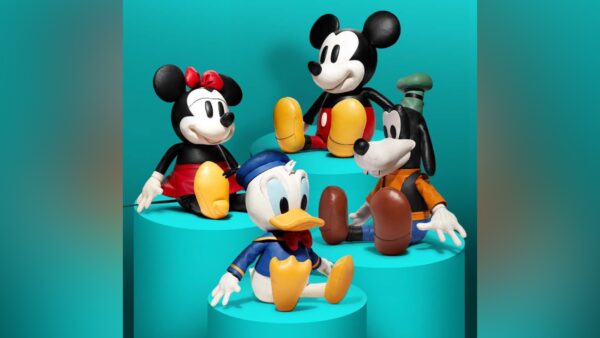 Mickey & Friends Leather Plush