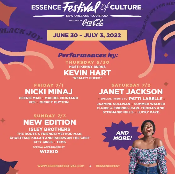 THE WALT DISNEY COMPANY ANNOUNCES LINEUP 2022 ESSENCE FESTIVAL OF ...