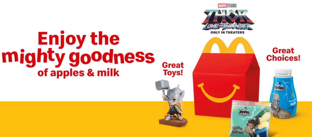 Thor: Love and Thunder Happy Meal Toys are now at McDonalds