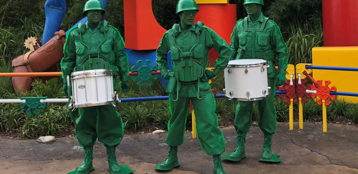 Green Army Drum Corps Returning Soon to Toy Story Land