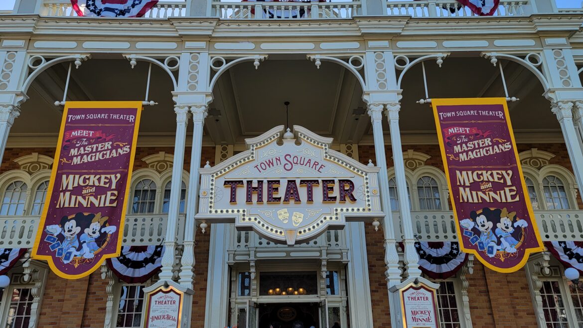 Minnie Mouse Greeting Guests at Town Square Theater in the Magic Kingdom