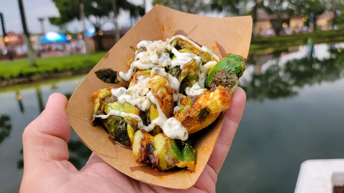 I would eat my vegetables if they all tasted like these Brussels Sprouts from the Brew-Wing Pavilion