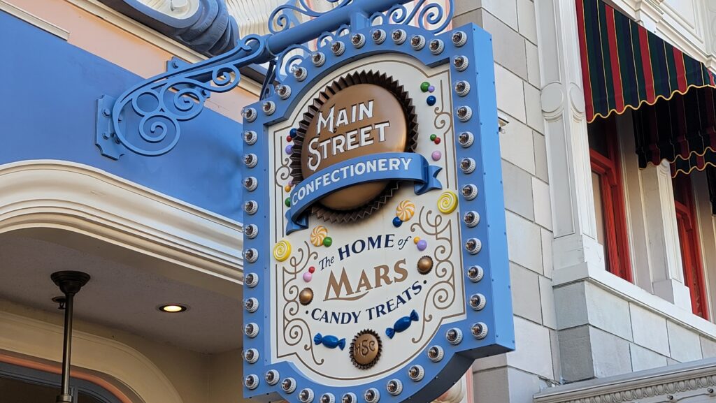 Main Street Confectionery Sign