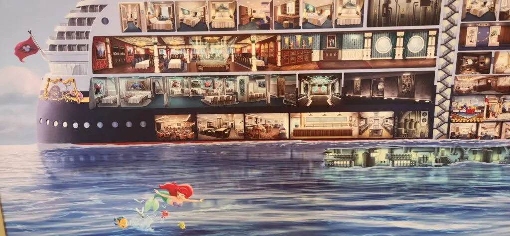 See the Disney Wish from Stem to Stearn in this stunning mural