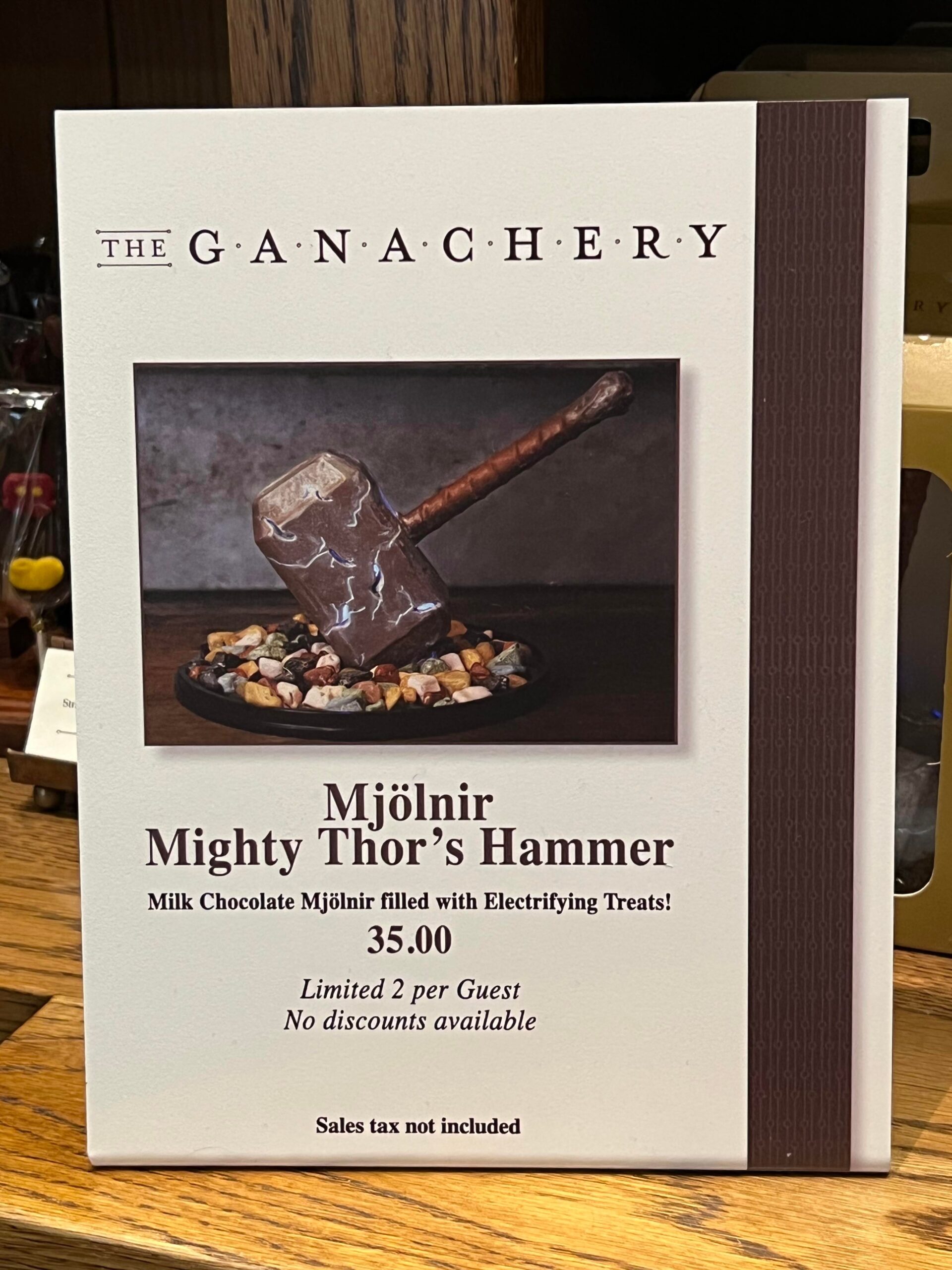 Chocolate Mjolnir Now Available for a Limited Time at The Ganachery in Disney Springs