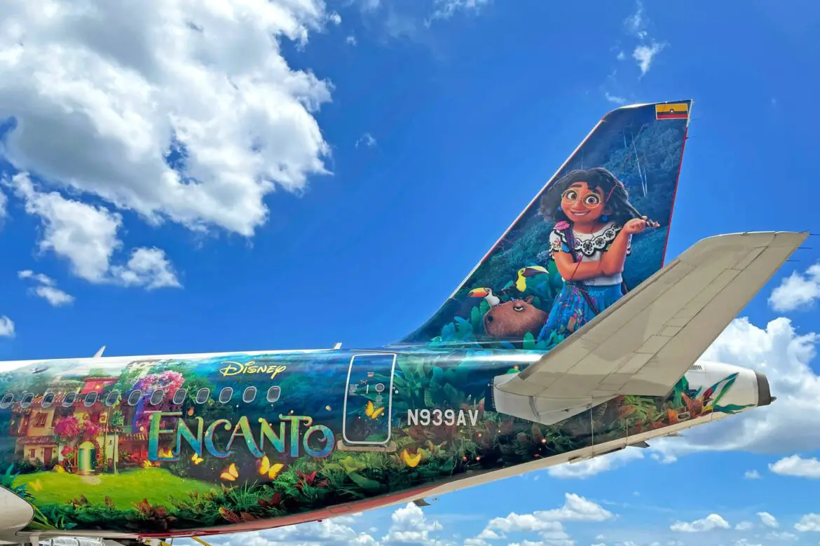 Encanto Plane spotted at Orlando International Airport