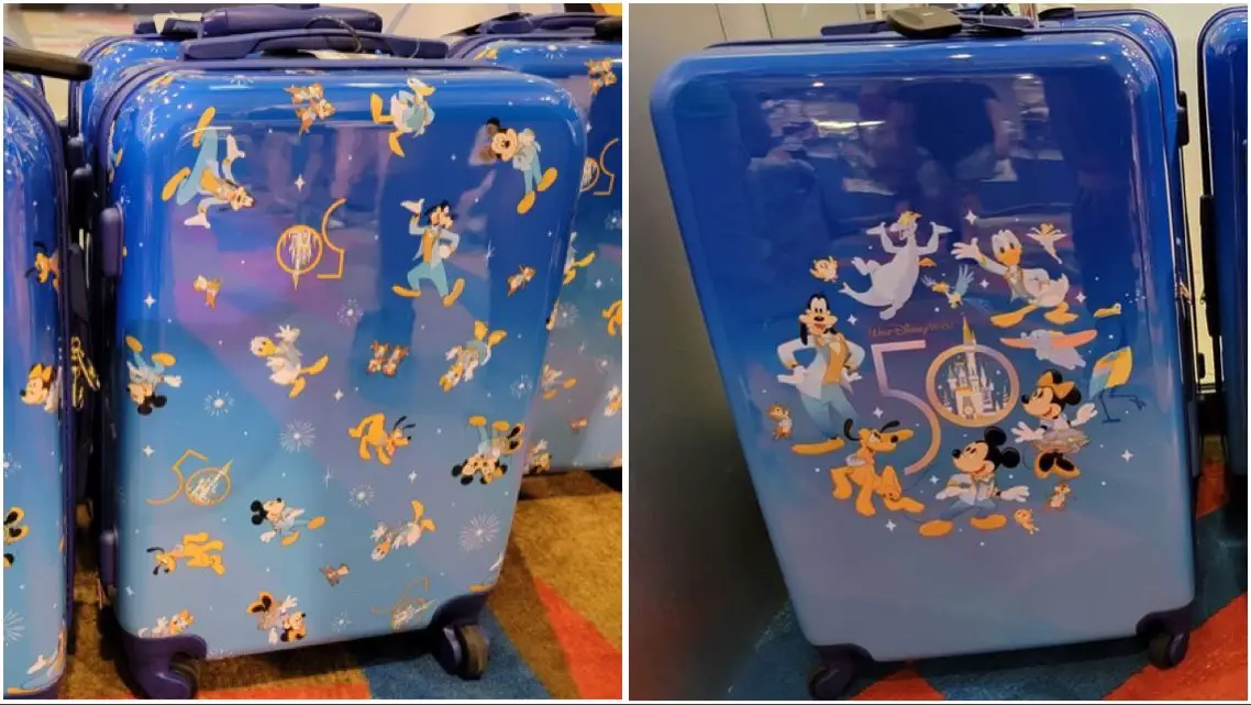 New Disney World 50th Anniversary Luggage To Travel In Magical Style!