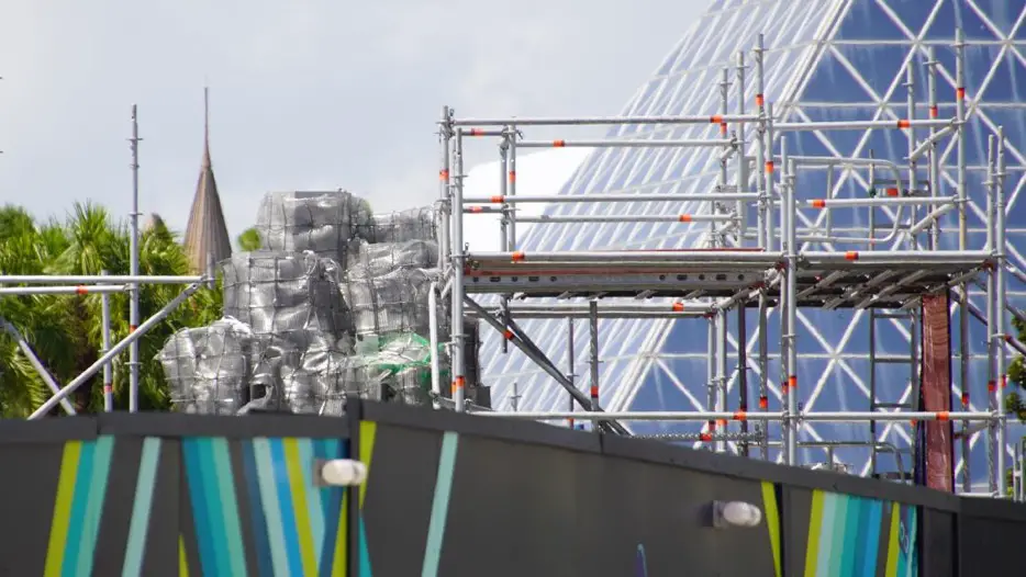 Rock formations starting to take shape at Moana Journey of Water Attraction