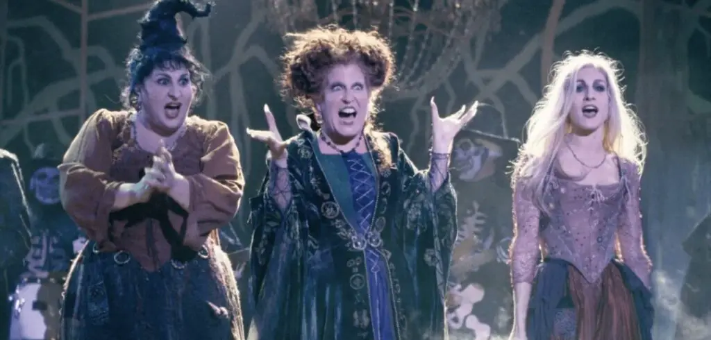 Watch as Bette Midler, Sarah Jessica Parker and Kathy Najimy watch the Trailer for Hocus Pocus 2