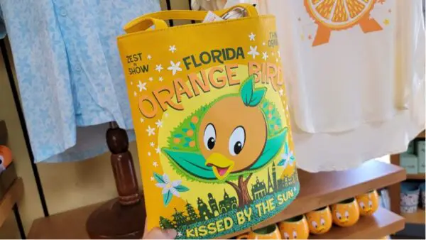 Orange Bird Tote Bag