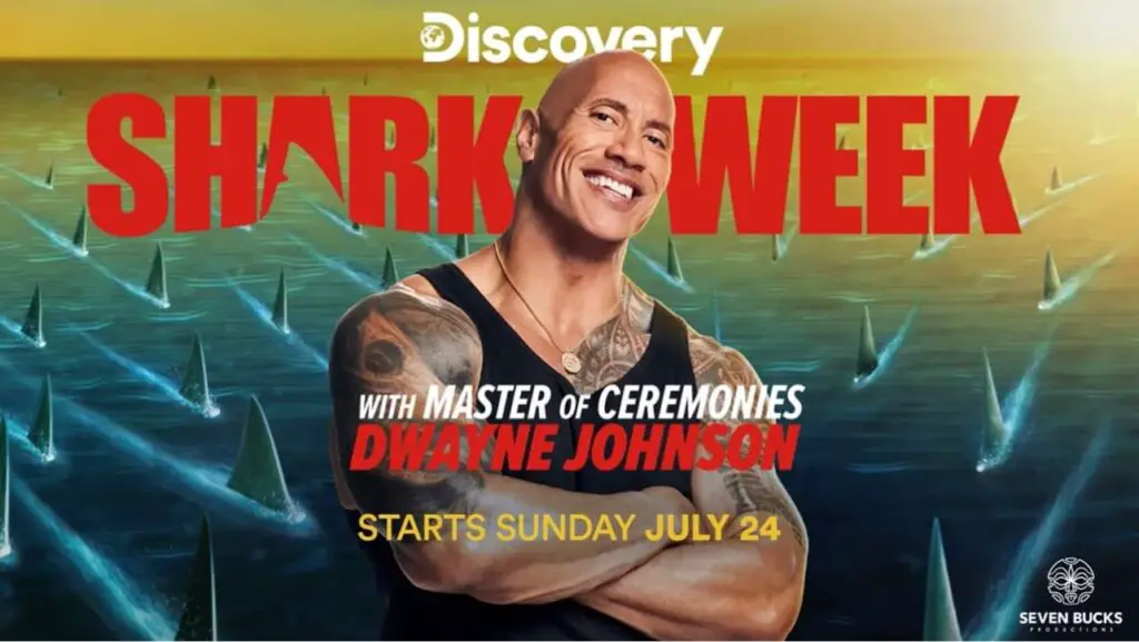 Dwayne Johnson hosts Discovery Channel Shark Week