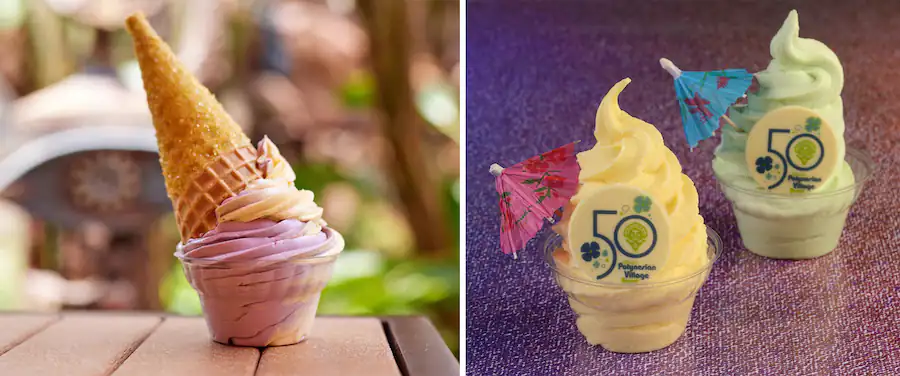 A look at some of the New & Returning Dole Whip offerings at the Disney Parks & Resorts