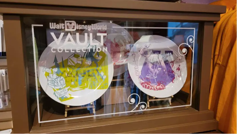 New Disney Vault Collection Plate Set Spotted At Magic Kingdom!