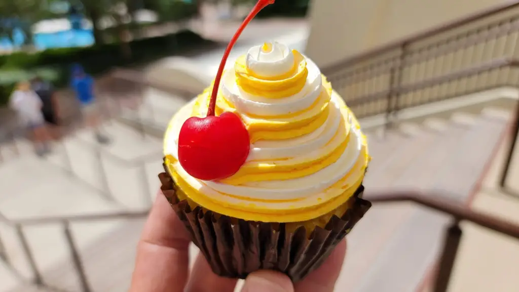 Dig Into This New Disney World Cupcake That Is Perfect for Dole Whip Lovers