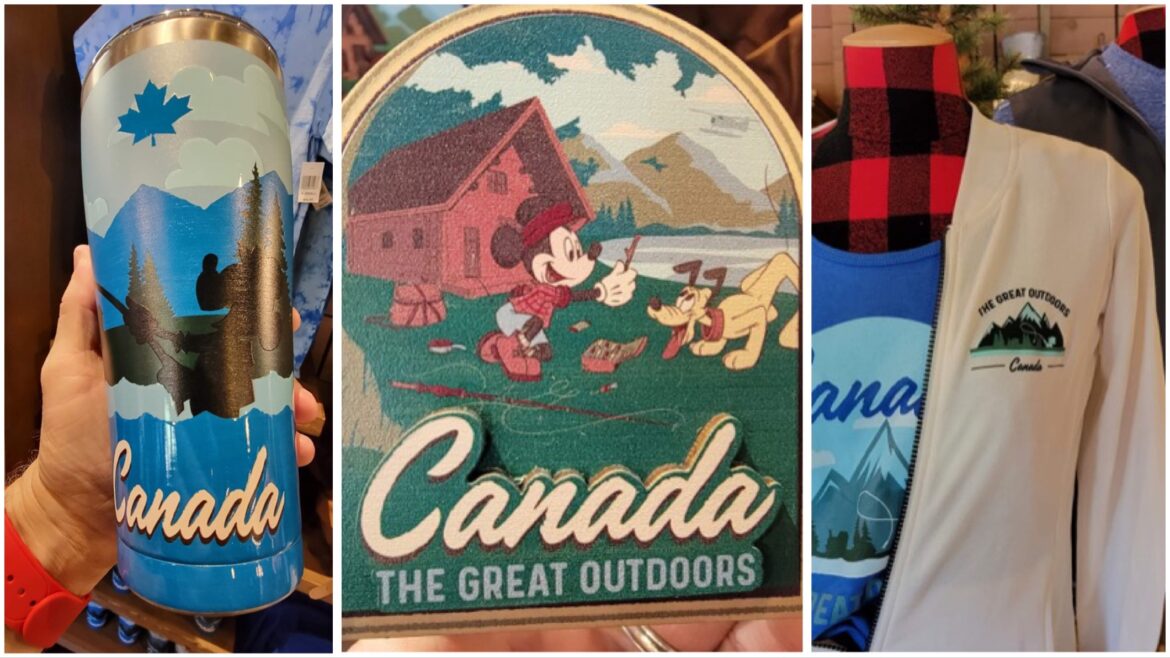New Canada Pavilion The Great Outdoors Collection Spotted In Epcot!
