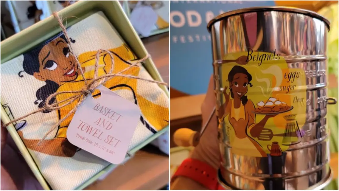 New Princess Tiana Merch Collection Available At 2022 Epcot Food & Wine Festival!