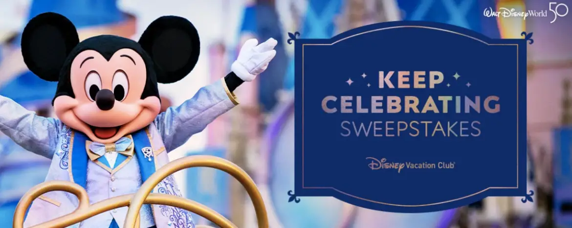 Enter for a chance to win a 6-Day, 5-night Disney Vacation Club getaway